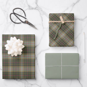 Brodie Hunting Weathered Original Scottish Tartan Geschenkpapier Set