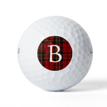 Brodie Kariert Custom Monogram Golfbälle