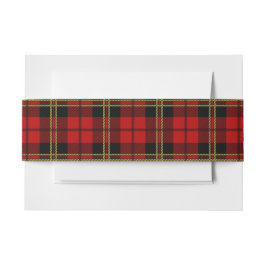 Brodie Red Scottish Tartan Bly Band