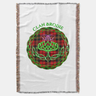 Brodie Scottish Tartan Celtic Thistle Decke