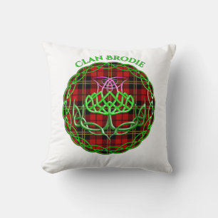 Brodie Scottish Tartan Celtic Thistle Kissen
