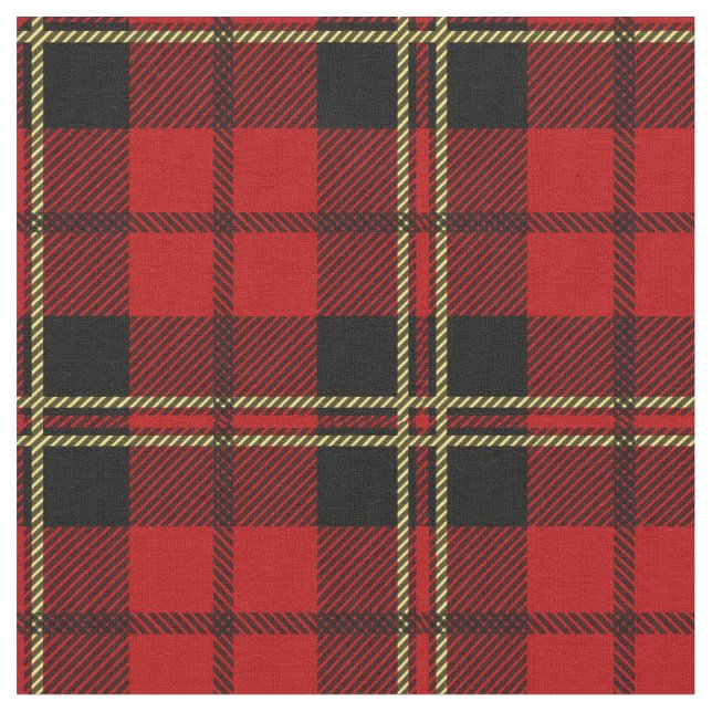 Brodie Tartan-Druck Stoff (Nahaufnahme)