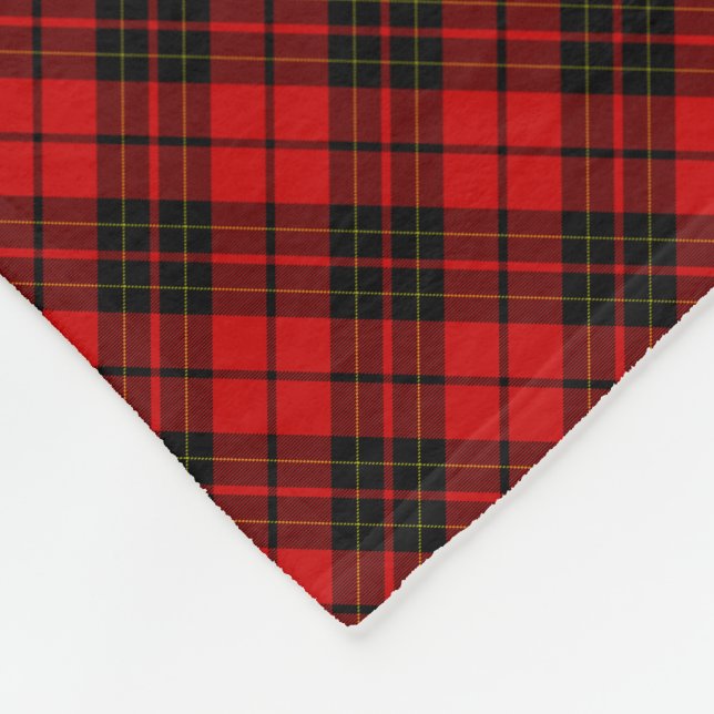Brodie Tartan kariert Fleecedecke (Ecke)