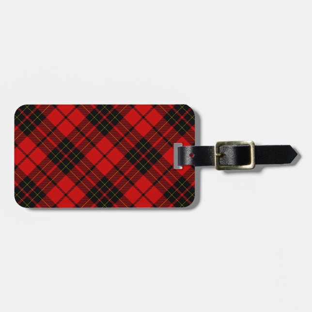 Brodie Tartan kariert Gepäckanhänger (Vorderseite horizontal)
