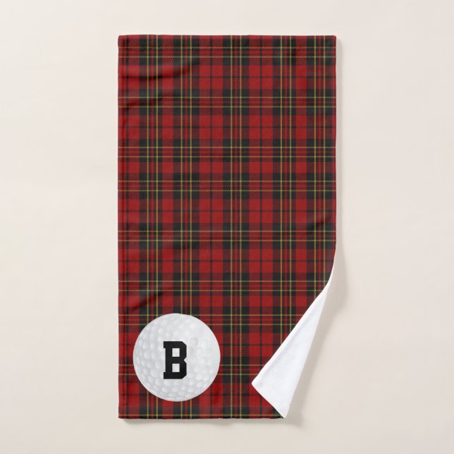 Brodie Tartan Kariert Golf Towel Handtuch (Handtuch)