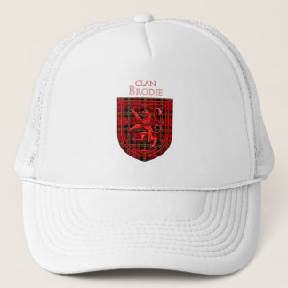 Brodie Tartan Scottish Kariert Lion Rampant Truckerkappe