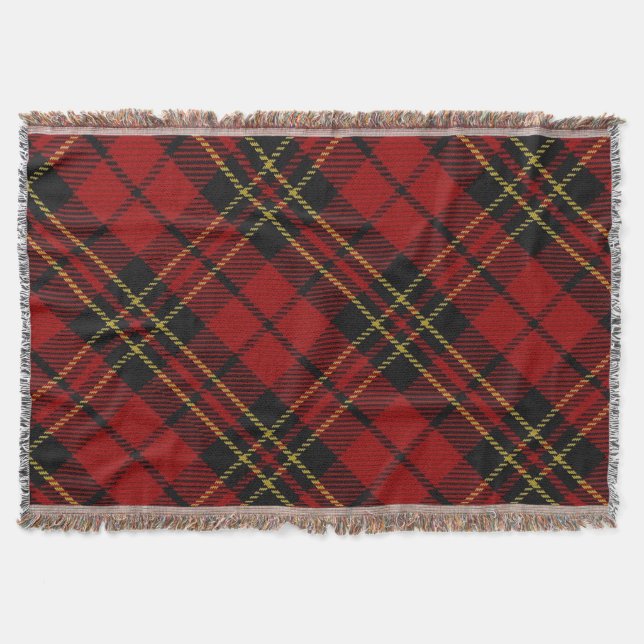 Brodie Tartan-Wurfs-Decke Decke (Vorderseite)