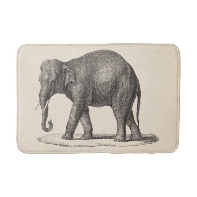 Brodtmann Elephant Sketch Badematte (Vorderseite)