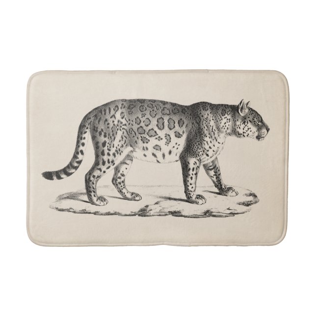 Brodtmann Leopard Sketch Badematte (Vorderseite)
