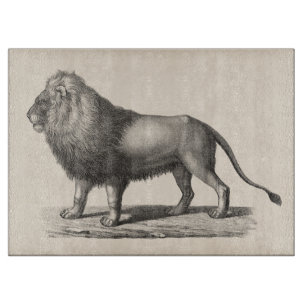 Brodtmann Lion Sketch Schneidebrett