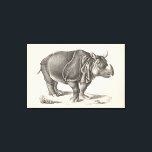 Brodtmann Rhinoceros Sketch Leinwanddruck<br><div class="desc">Brodtmann Rhinoceros von Brodtmann. Diese Kunst zeigt eine Skizze eines Nashorns in verschiedenen Farbtönen und Grautönen. | 135859Z</div>