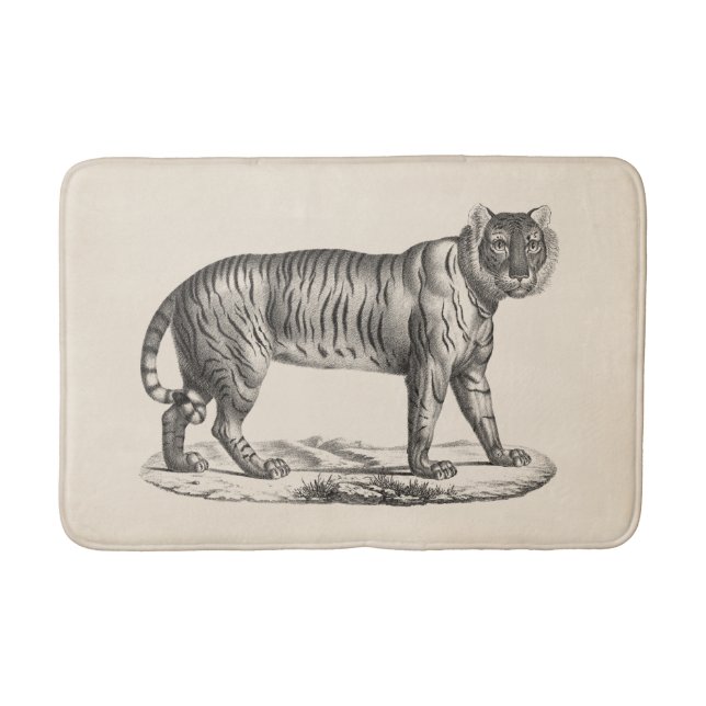 Brodtmann Tiger Sketch Badematte (Vorderseite)