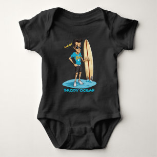 Brody Ocean Wavecrest Baby Strampler
