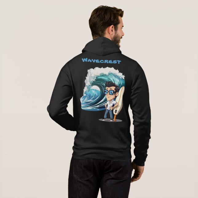 Brody Ocean Wavecrest Hoodie (Schwarz voll)