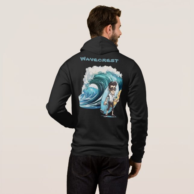 Brody Ocean Wavecrest Hoodie (Schwarz voll)