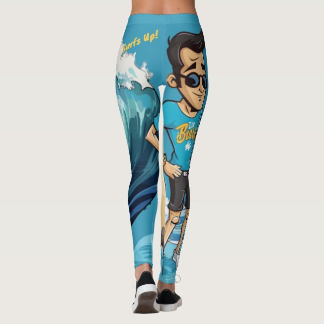 Brody Ocean Wavecrest Leggings (Rückseite)