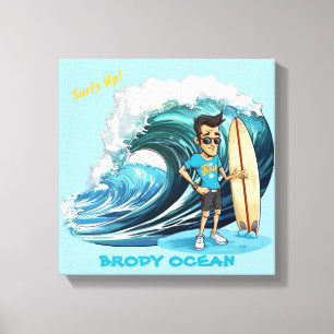 Brody Ocean Wavecrest Leinwanddruck