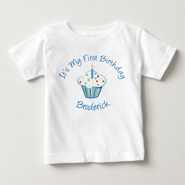 Brodys First Bday Shirt (Vorderseite)