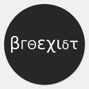Broexist Runder Aufkleber