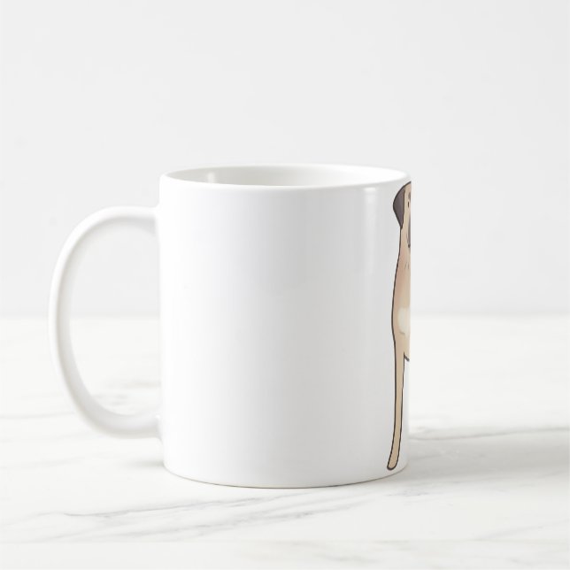 Broholmer Hund Zauber Kaffeetasse (Links)