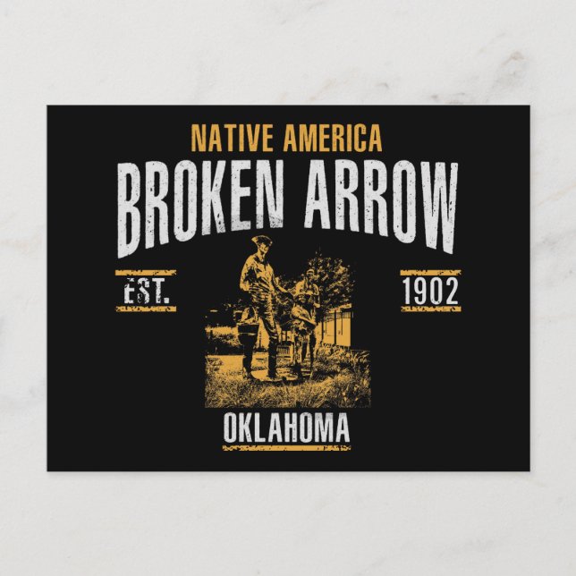 Broken Arrow Postkarte (Vorderseite)