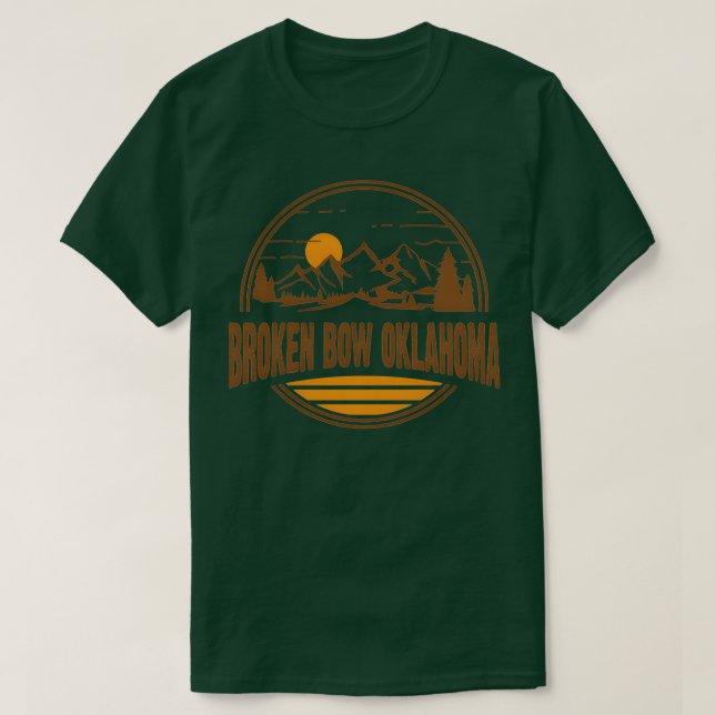 Broken Bow Oklahoma Moain Wandern 1 T-Shirt (Design vorne)