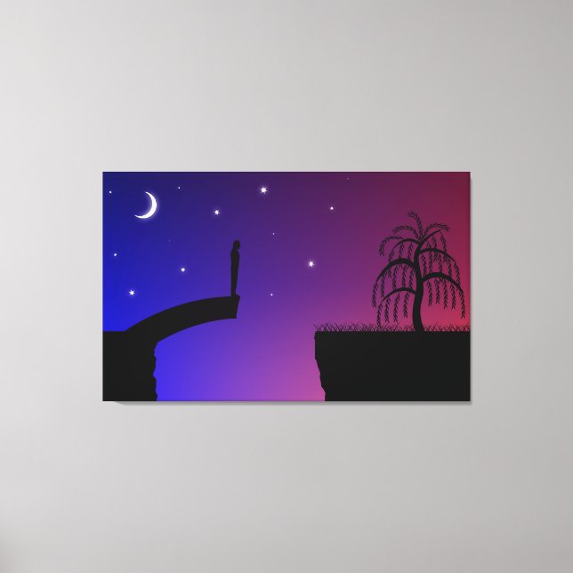 Broken Bridge Canvas Print Leinwanddruck (Vorderseite)