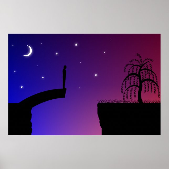 Broken Bridge Print Poster (Vorne)