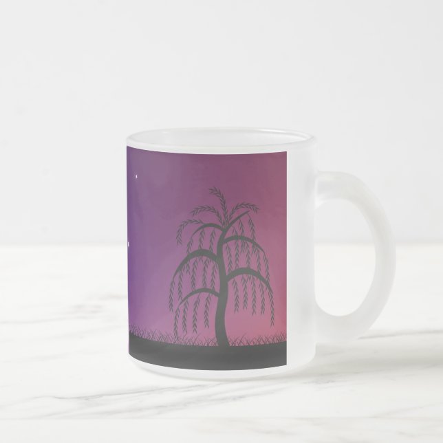 Broken Bridge-Tasse Mattglastasse (Rechts)