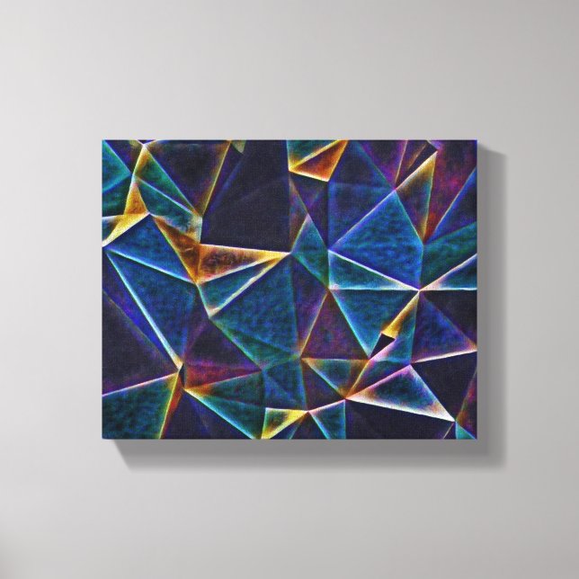 Broken Bubbles Canvas Print Leinwanddruck (Vorderseite)