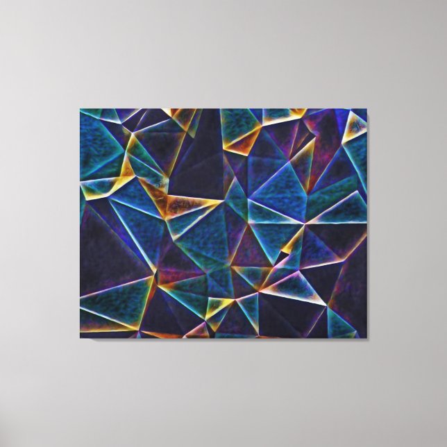 Broken Bubbles Canvas Print Leinwanddruck (Vorderseite)