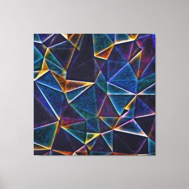 Broken Bubbles Canvas Print Leinwanddruck (Vorderseite)