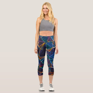 Broken Bubbles Capri Leggings