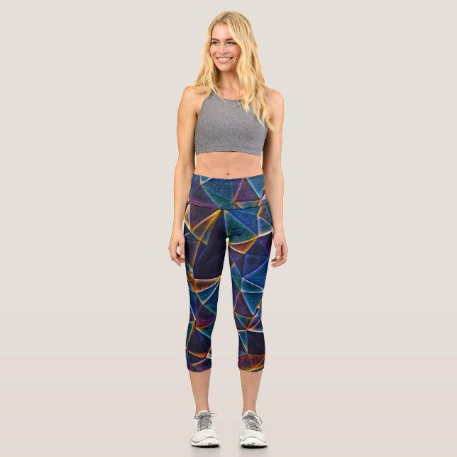 Broken Bubbles Capri Leggings (Vorderseite)