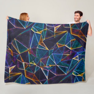 Broken Bubbles Fleece Blanket