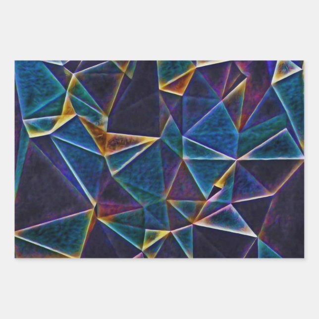 Broken Bubbles Geschenkpapier Set (Vorderseite)