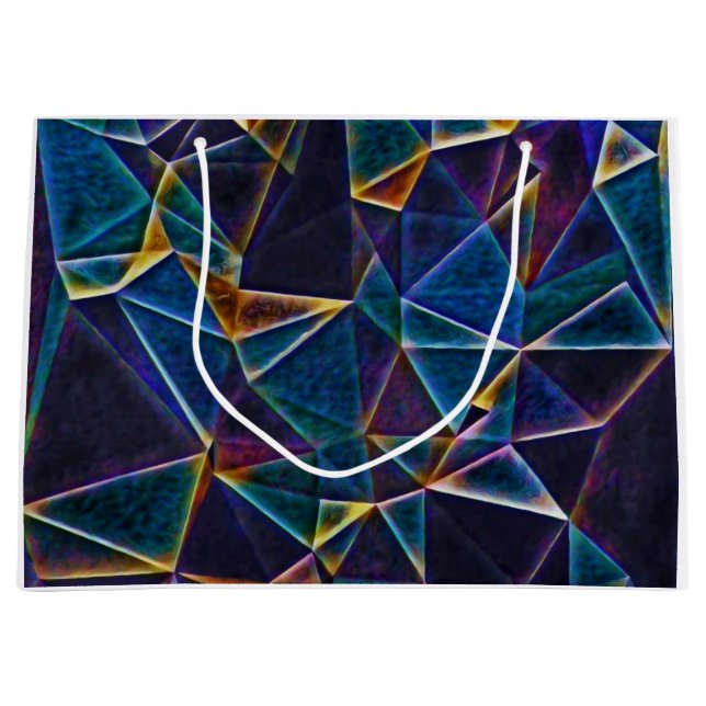 Broken Bubbles Große Geschenktüte (Vorderseite)