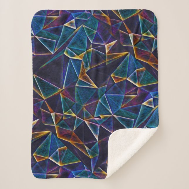 Broken Bubbles Sherpa Blanket Sherpadecke (Vorderseite)