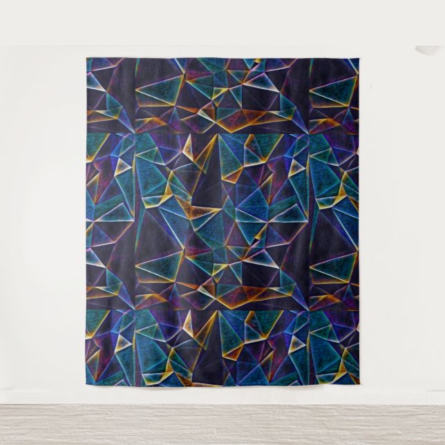 Broken Bubbles Wandteppich (Vorderseite)