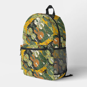 Broken Cello Pattern Bedruckter Rucksack