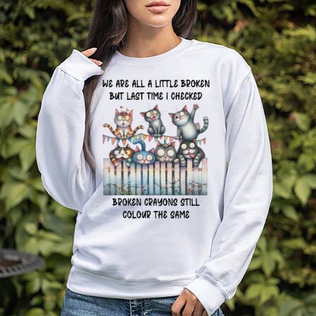 Broken Crayons Sweatshirt (Von Creator hochgeladen)