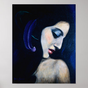 Broken Eagle Woman Poster