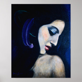 Broken Eagle Woman Poster