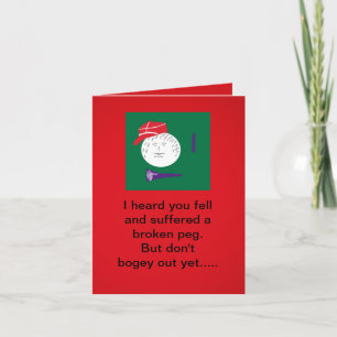 Broken Golf Peg Karte