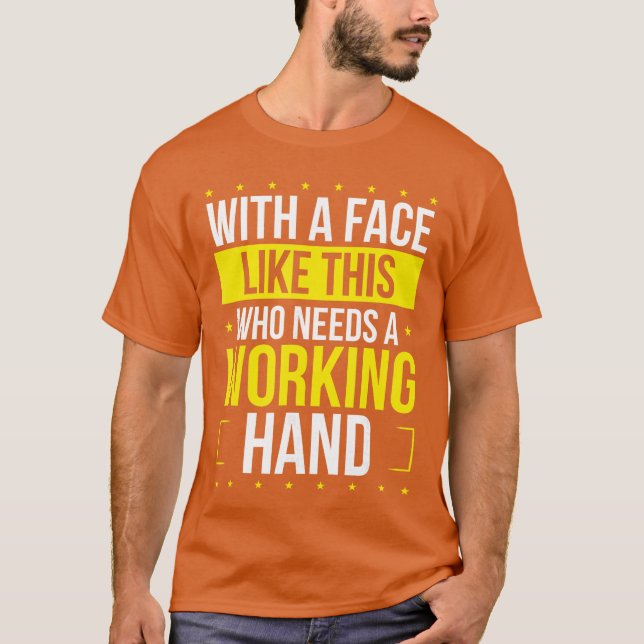 Broken Hand Survivor Funny Hand Broken Surgery Hum T-Shirt (Vorderseite)