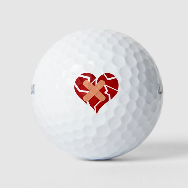 Broken Heart Golfball (Vorderseite)