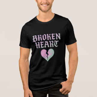 BROKEN HEART - Gotische Graffiti Art Tri-Blend Shirt