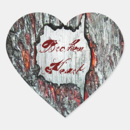 Broken Heart Herz-Aufkleber