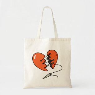 Broken Heart Red Tragetasche