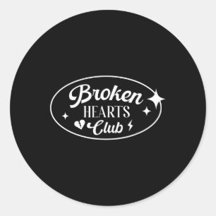 Broken Hearts Club Parco Civico-Ciani Runder Aufkleber